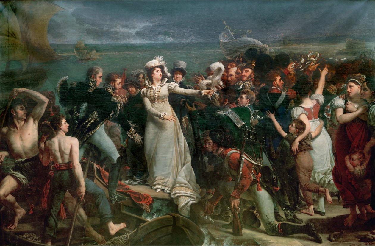 Marie Therese, hertiginna av Angouleme ... (olja på duk) av Antoine Jean Gros