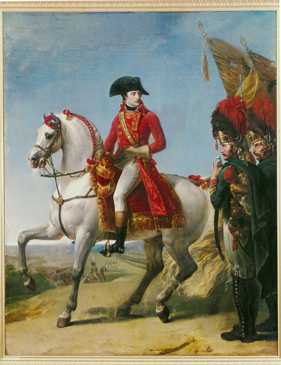 Napoleon Bonaparte, förste konsul, efter slaget vid Marengo ... av Antoine Jean Gros