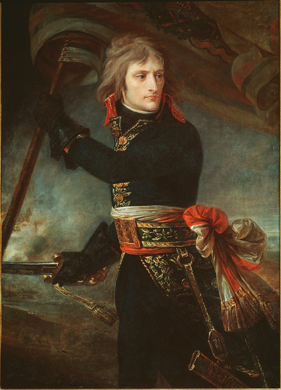 Napoleon Bonaparte vid bron av Arcole (17 november av Antoine Jean Gros