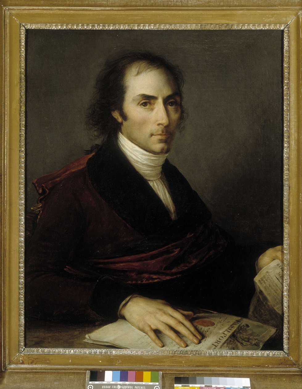 Porträtt av Francois Bruguiere av Antoine Jean Gros