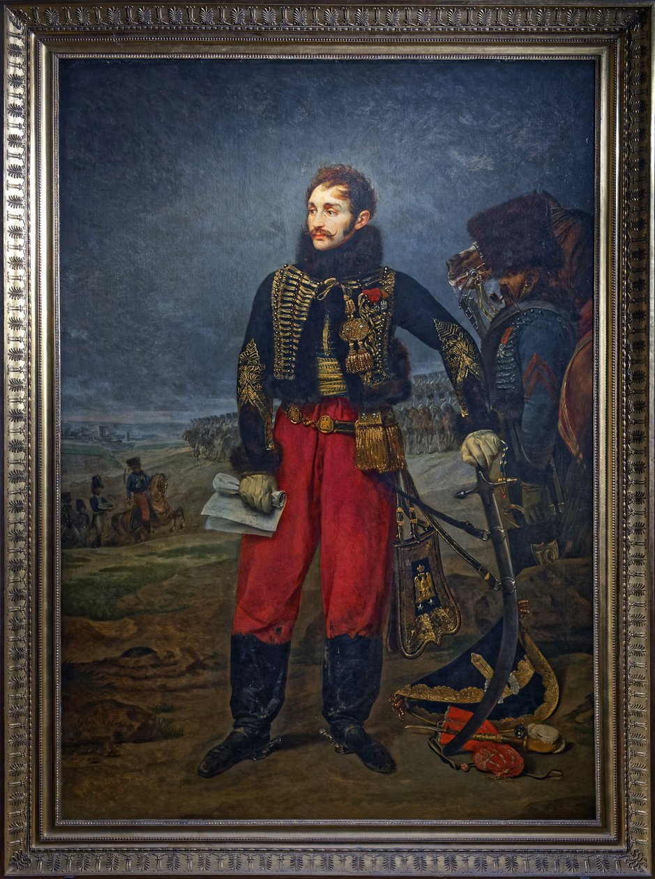 Porträtt av general Antoine Charles Louis de Lasalle som tar emot överlämnandet av Stettins garnison, 1808 av Antoine Jean Gros