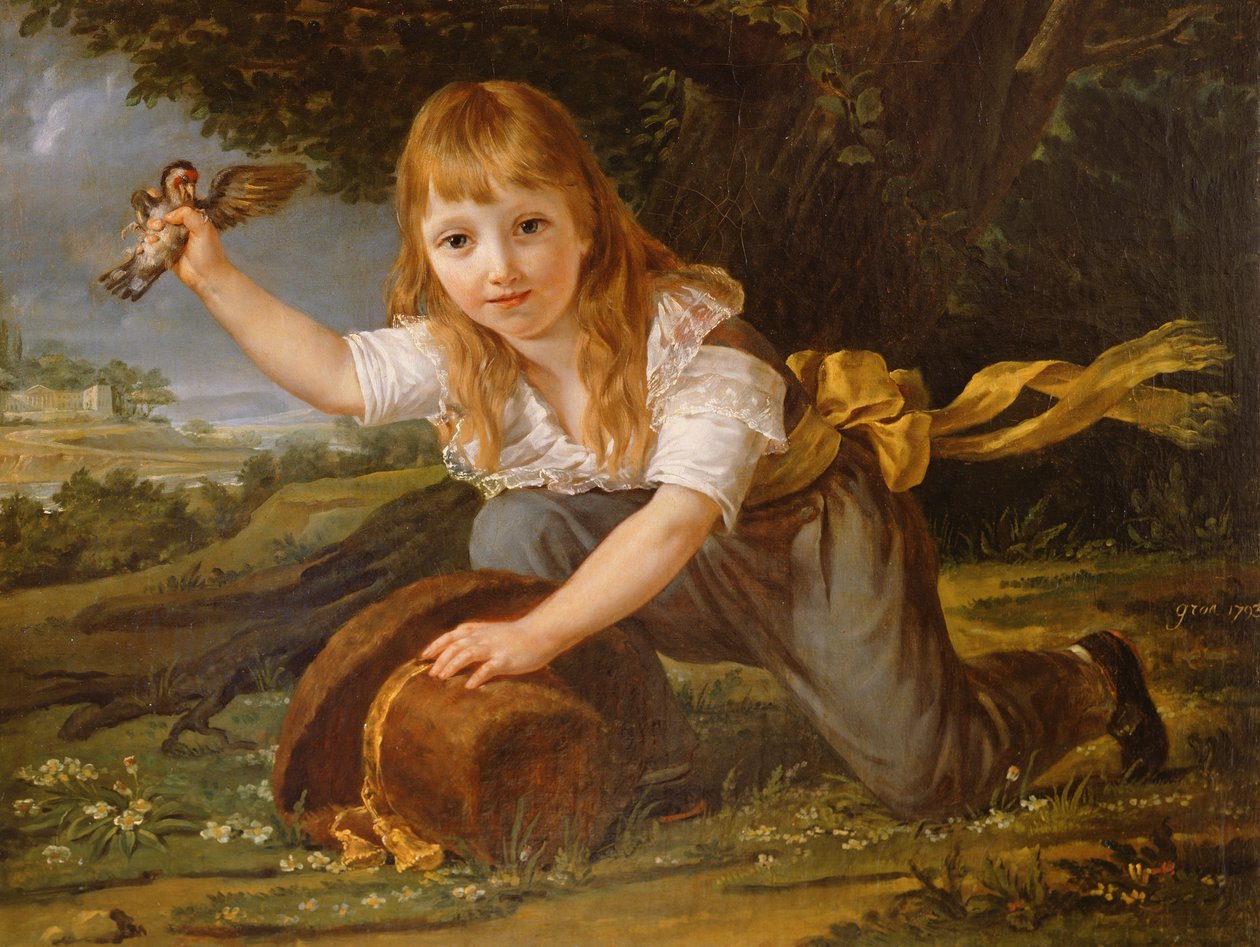 Porträtt av Paulin des Hours Farel, 1793 av Antoine Jean Gros