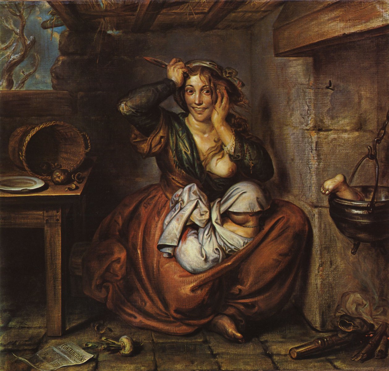 BARNMORDSMAMMA 1800-talet av Antoine Joseph Wiertz