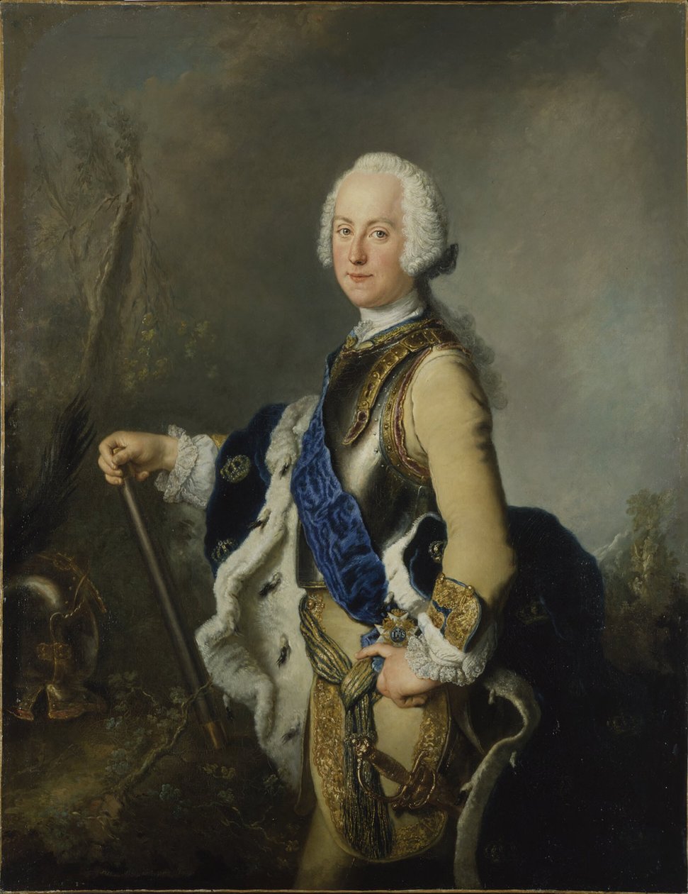 Adolf Fredrik (1710-1771), prins av Holstein-Gottorp, furstbiskop av Lübeck, kung av Sverige, 1743 av Antoine Pesne