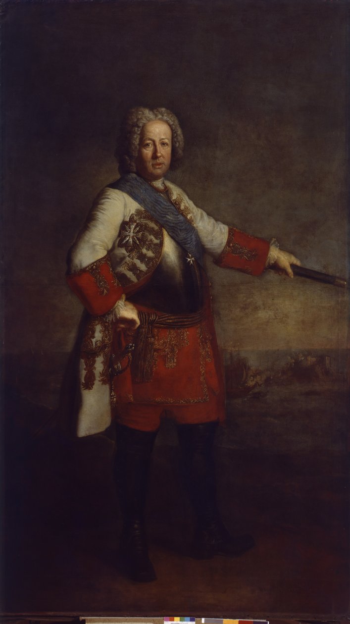 Greve Friedrich Heinrich von Seckendorf, 1720 av Antoine Pesne