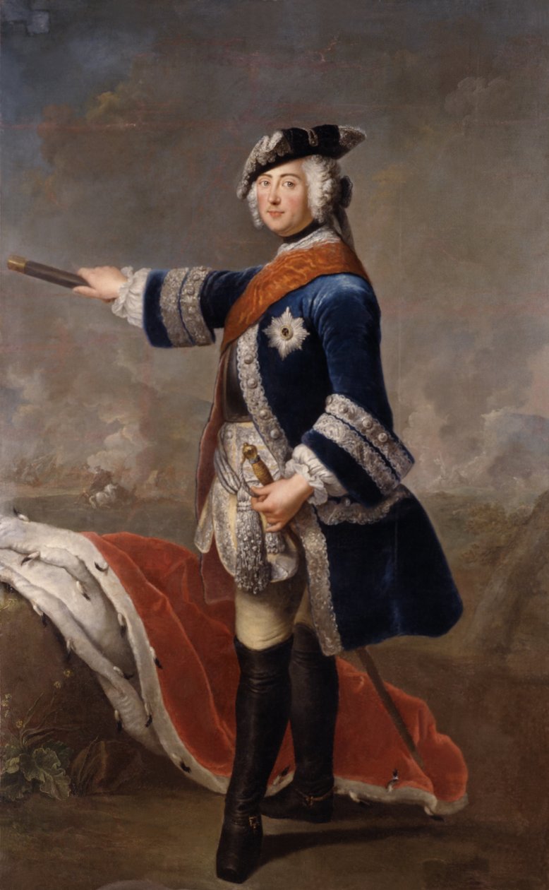 Fredrik den store av Antoine Pesne