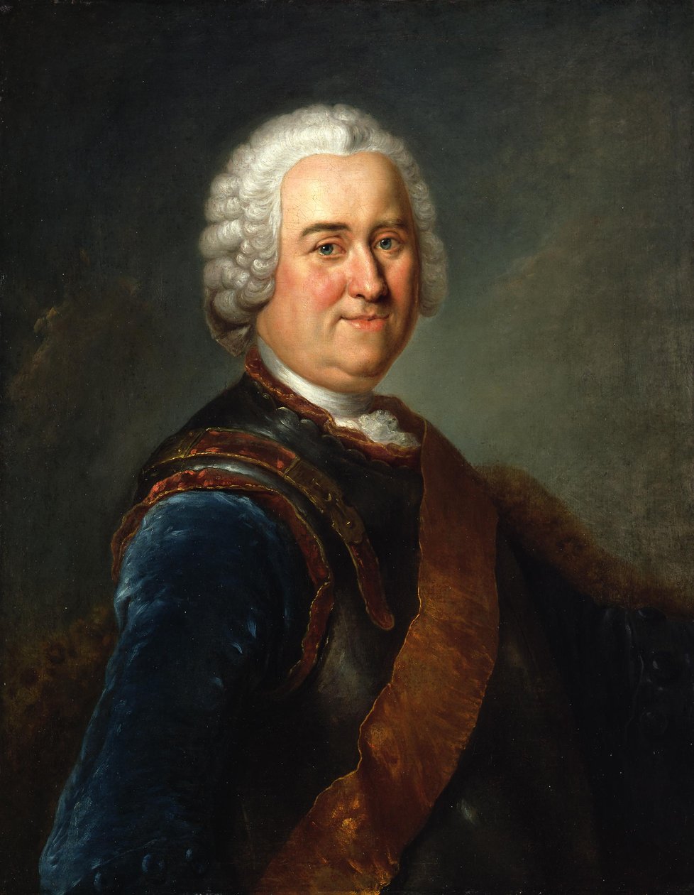 Fältmarskalk Jacob von Keith av Antoine Pesne