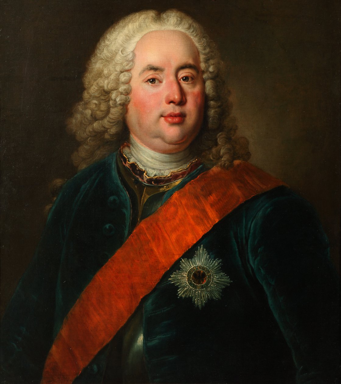 Graf Gustav Adolph Gotter av Antoine Pesne