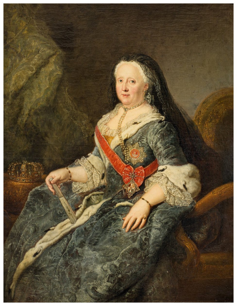 Johanna Elizabeth, prinsessa av Anhalt-Zerbst av Antoine Pesne