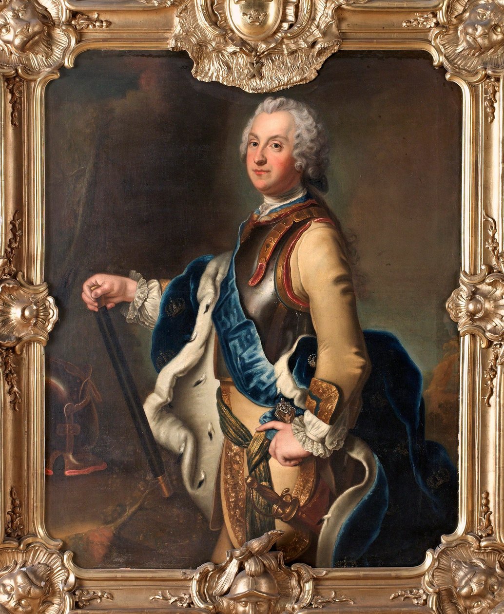 Porträtt av Adolph Fredrik 1710-1771, Sveriges kronprins av Antoine Pesne