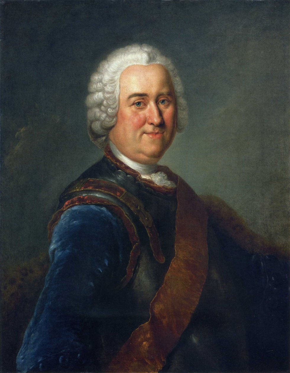 Porträtt av fältmarskalk James Keith av Antoine Pesne