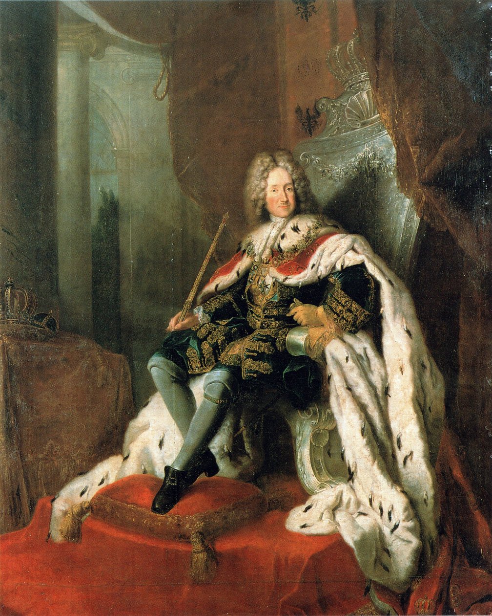Porträtt av Fredrik I av Preussen (1657-1713) av Antoine Pesne