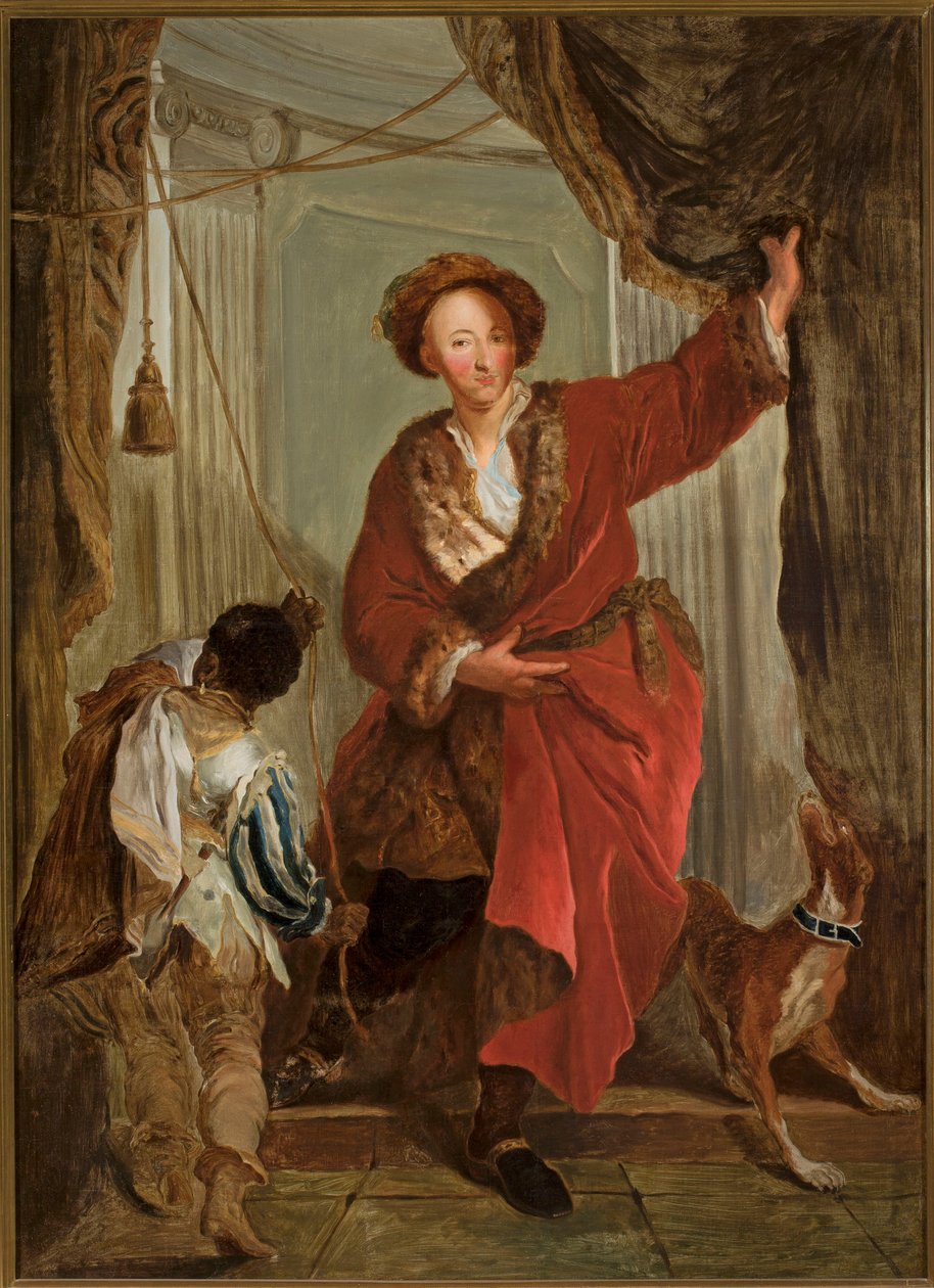 Porträtt av Friedrich Ernst von Knyphausen (1678-1731) av Antoine Pesne
