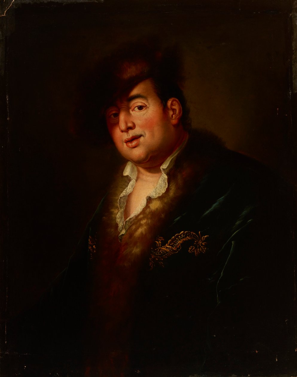 Porträtt av Johann Melchior Dinglinger (1664-1731) av Antoine Pesne