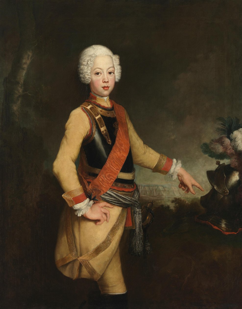 Prins August Wilhelm av Preussen av Antoine Pesne