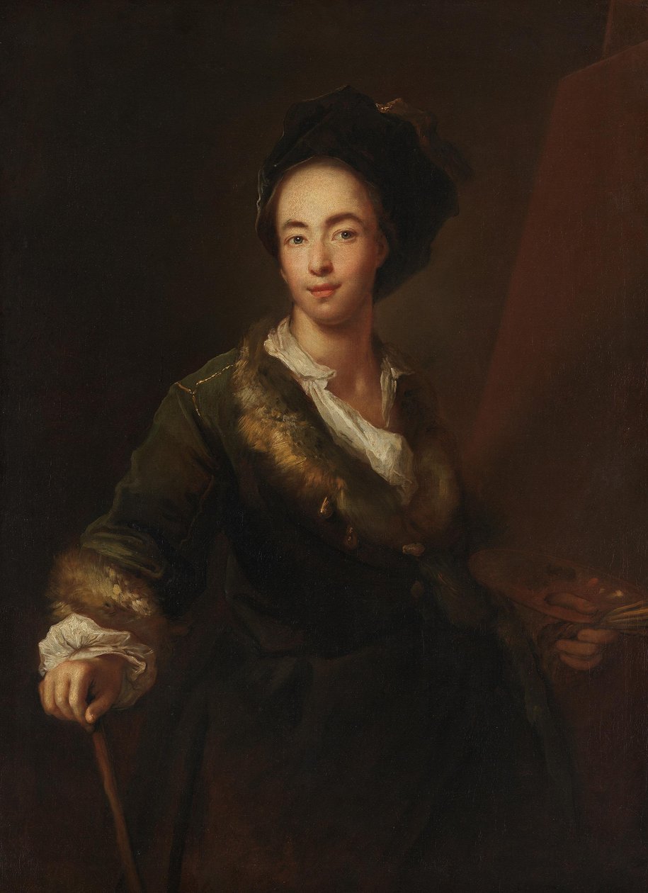 Självporträtt av Antoine Pesne