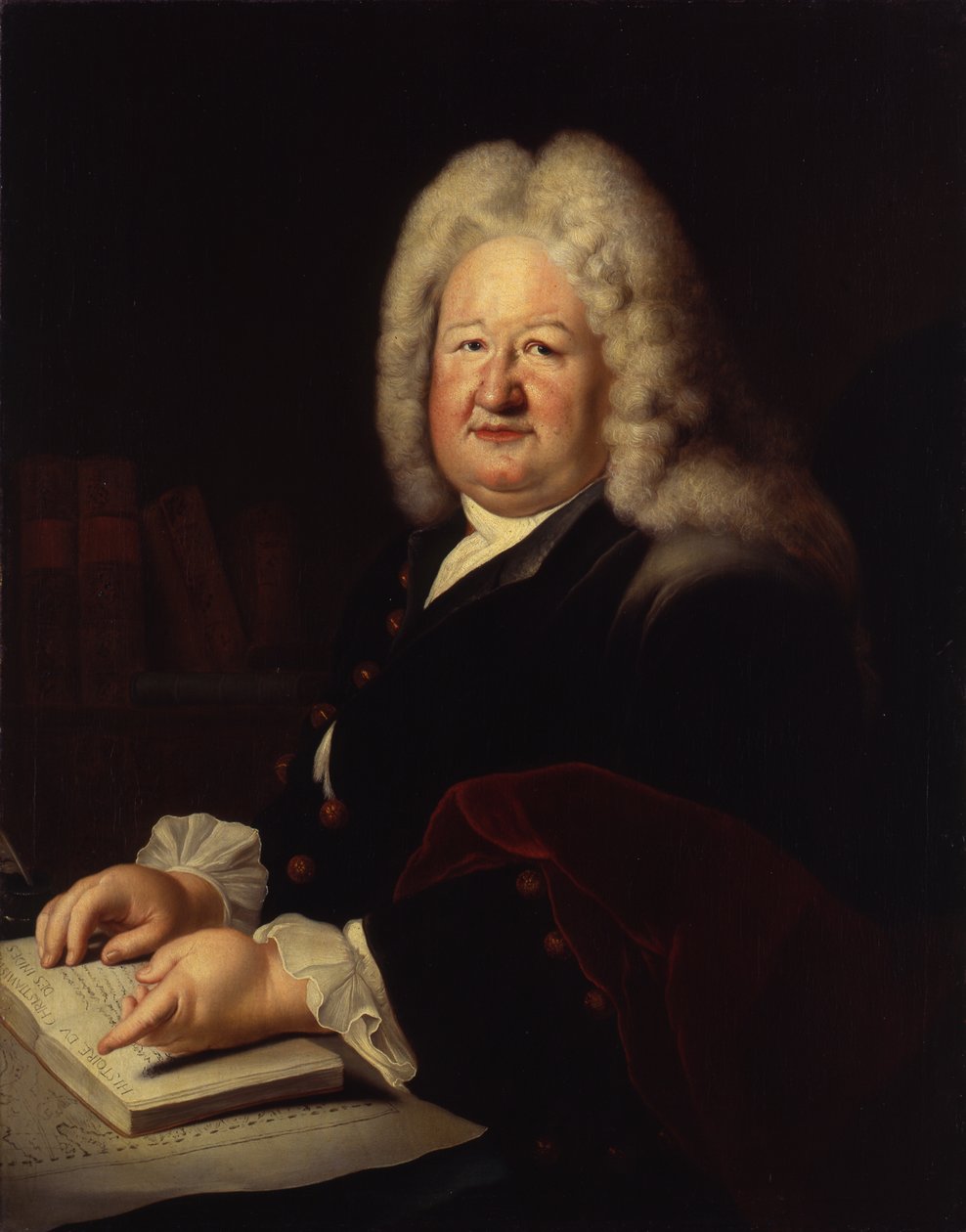 Orientalisten Mathurin Veyssière de La Croze av Antoine Pesne