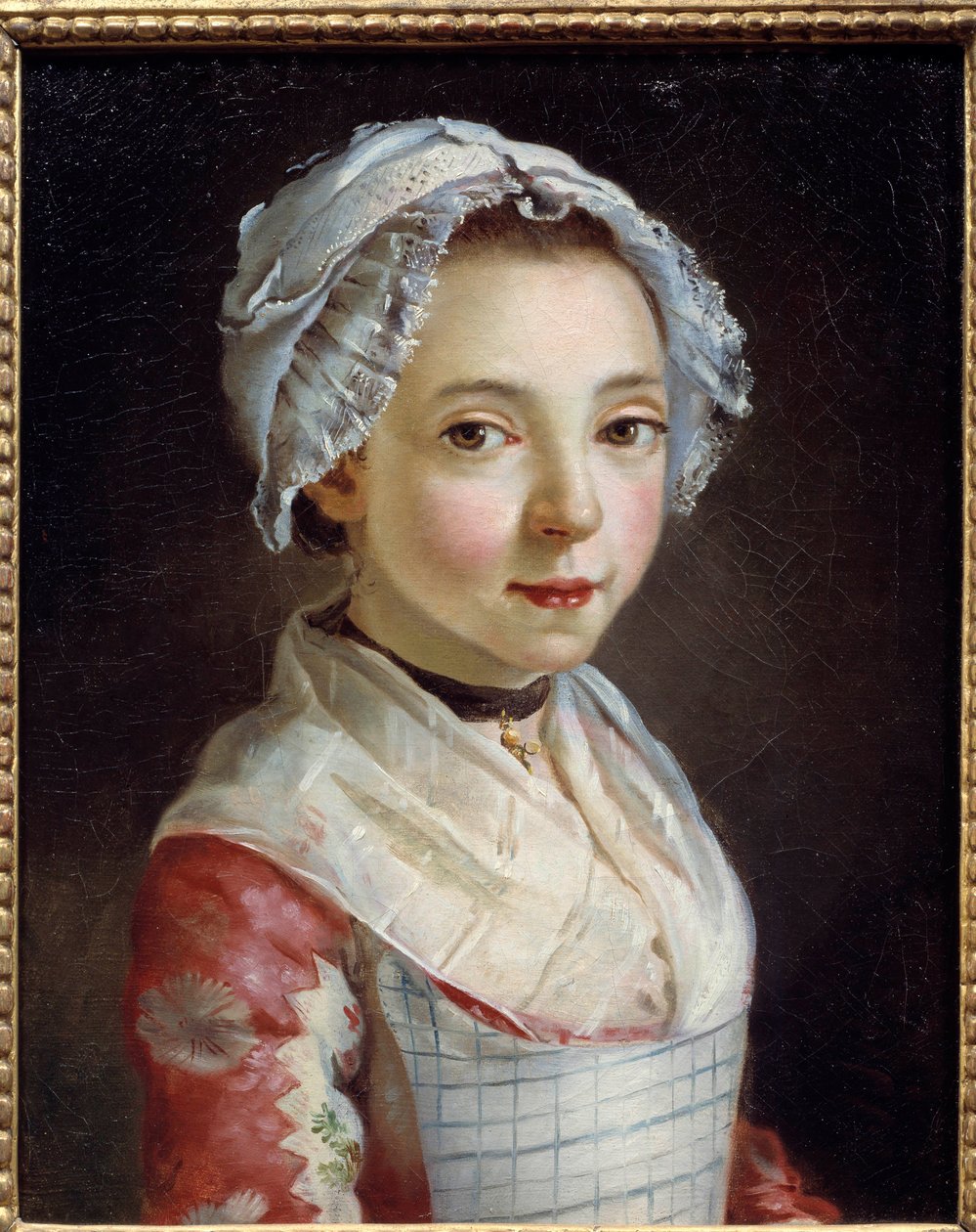 Den unga piga. Målning av Antoine Raspal (1738-1811) av Antoine Raspal