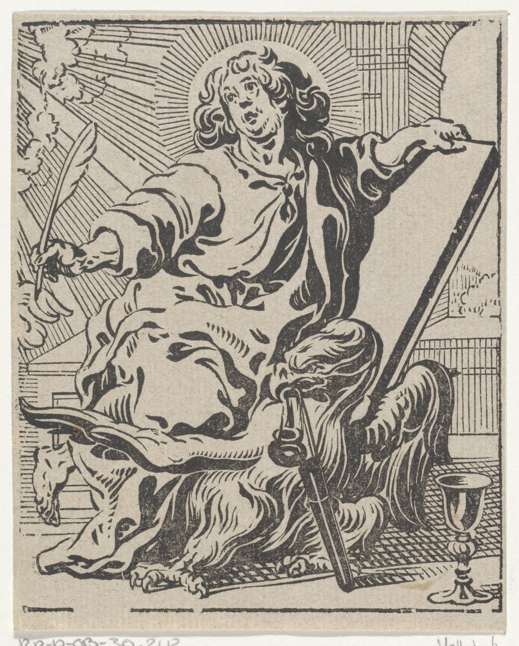 Johannes evangelisten De fyra evangelisterna (serietitel) av Antoine Sallaert