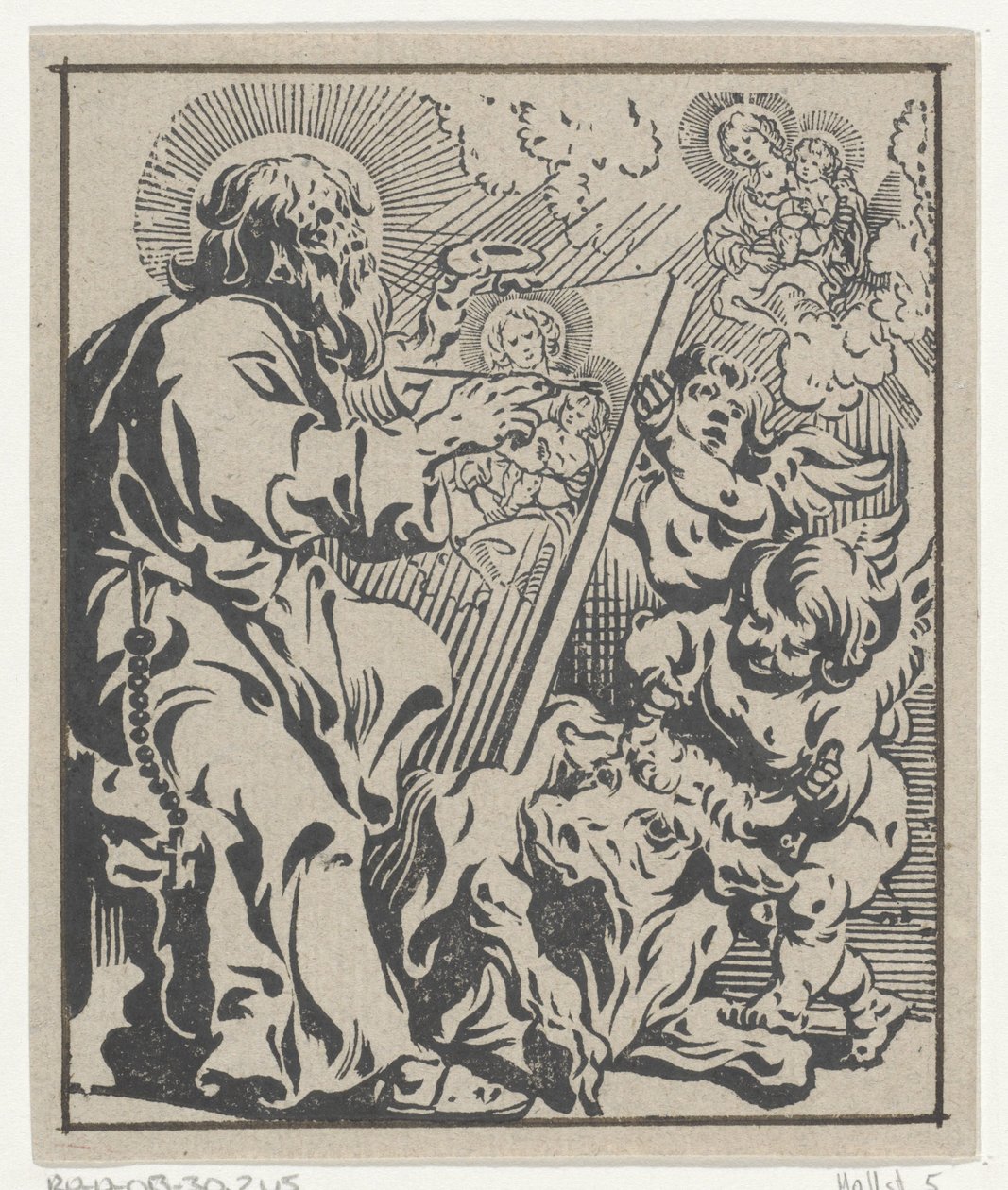 Evangelisten Lukas De fyra evangelisterna (serietitel) av Antoine Sallaert
