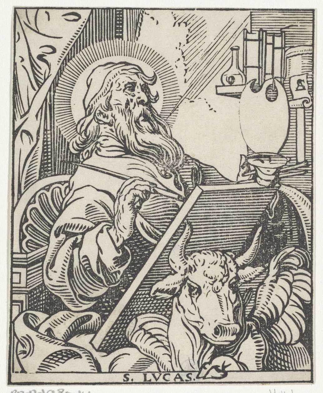 Evangelisten Lukas De fyra evangelisterna (serietitel) av Antoine Sallaert