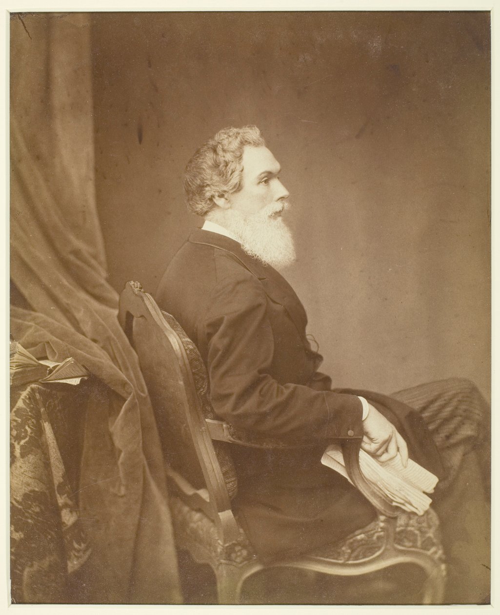 Untitled (Man in Chair, Profile) av Antoine Samuel Adam Salomon