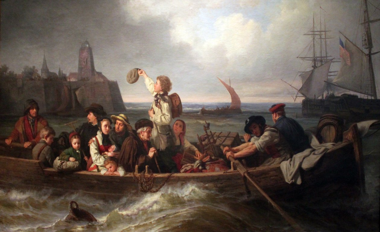 Farväl till emigranternas anagoria av Antoine Volkmar