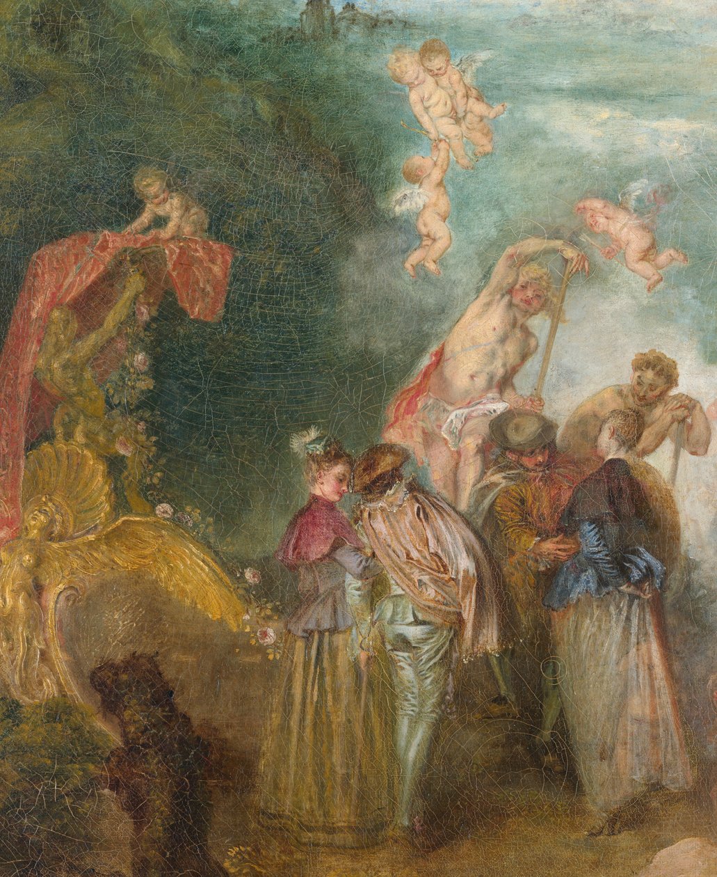 Pilgrimsfärd på Isle of Cythera (1717) av Jean Antoine Watteau