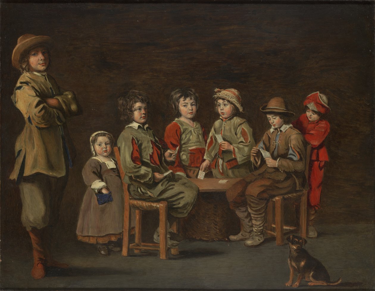 De unga kortspelarna, 1643 av Antoine and Louis Le Nain