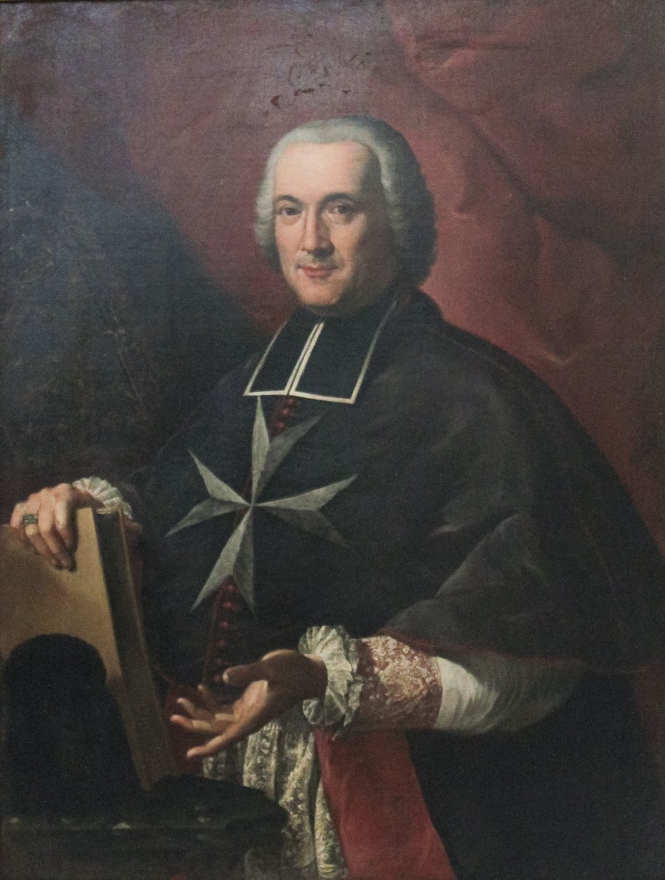 Porträtt av Grand Prior Giovanni Domenico Mainardi av Antoine de Favray