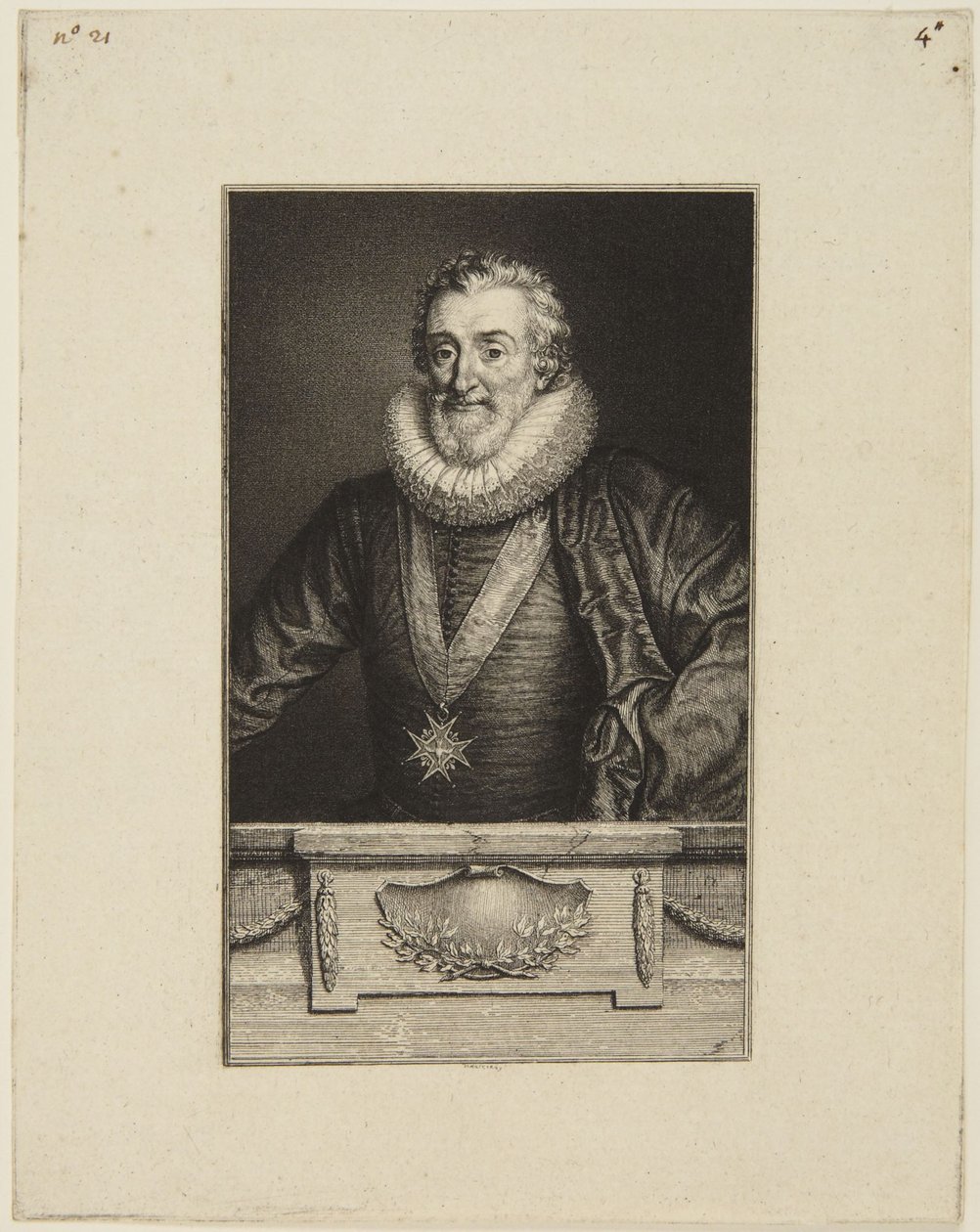”Henri le Grand” efter J(?)annet av Antoine de Marcenay de Ghuy