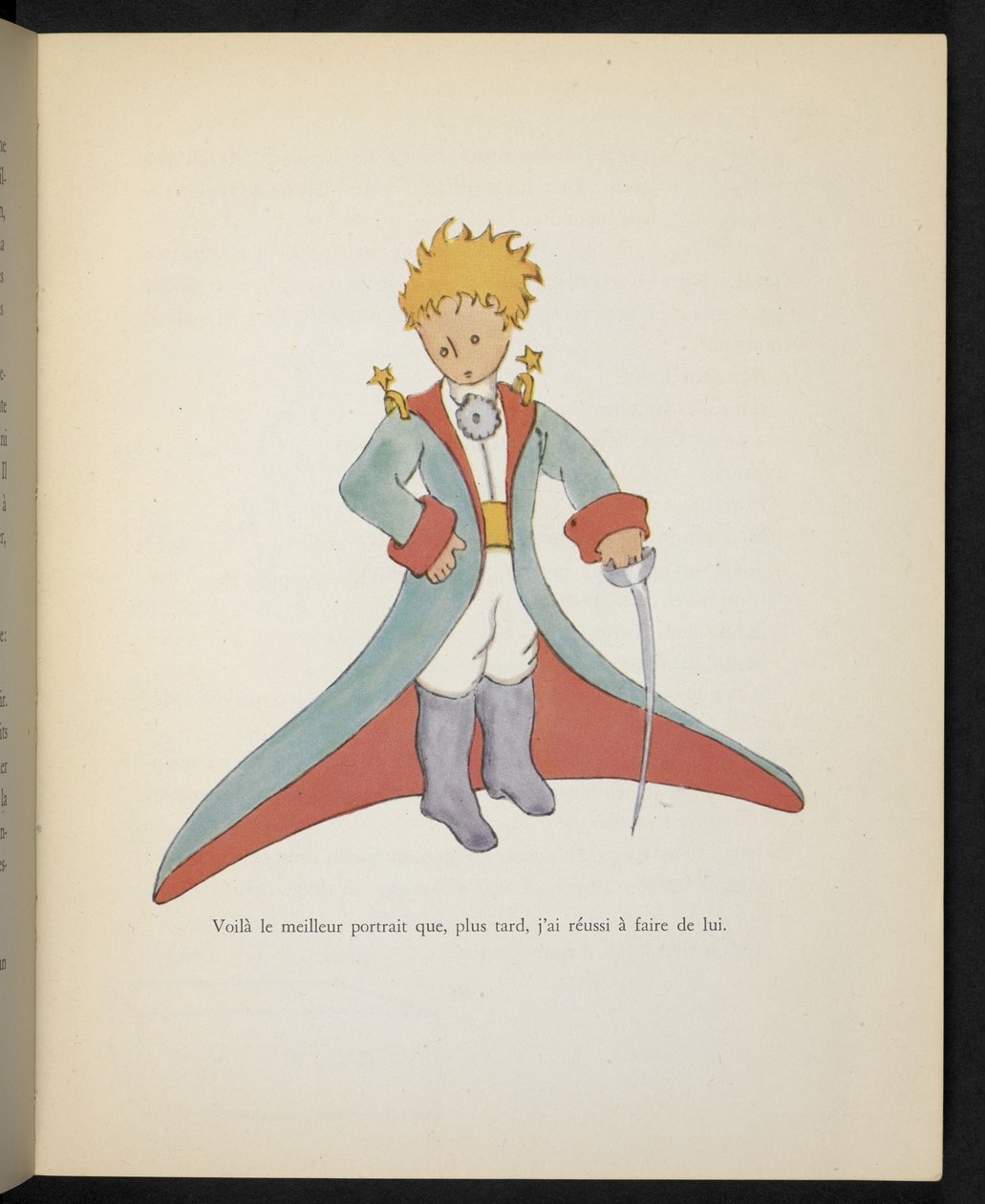 Här är det bästa porträtt som jag senare lyckades göra av honom, illustration från "Le Petit Prince", av Antoine de Saint-Exupéry av Antoine de Saint Exupery