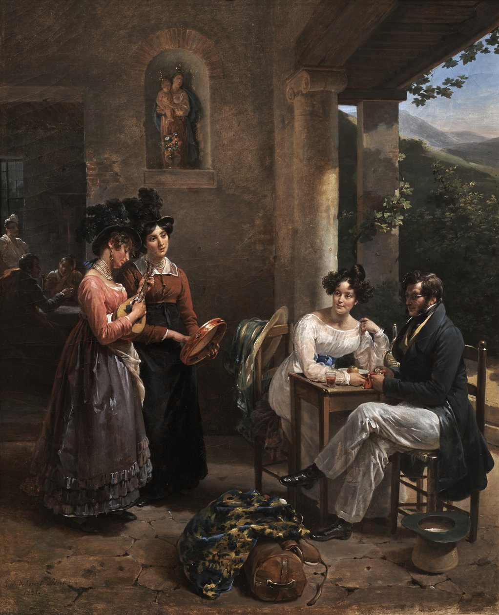 Bröllopsresan av Antoinette Cecile Hortense Lescot Haudebourt