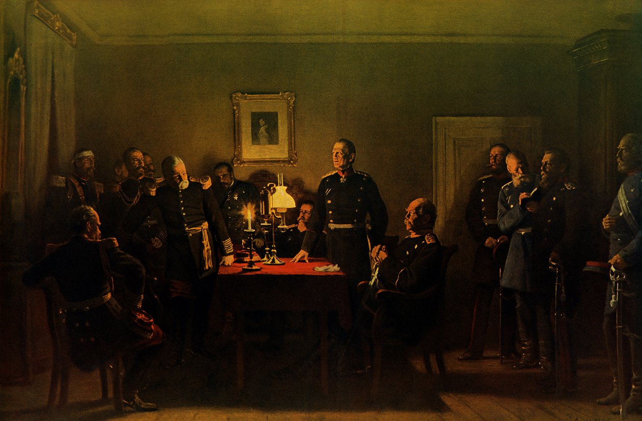 O le faʻauluuluga o Sedan -swed av Anton Alexander von Werner