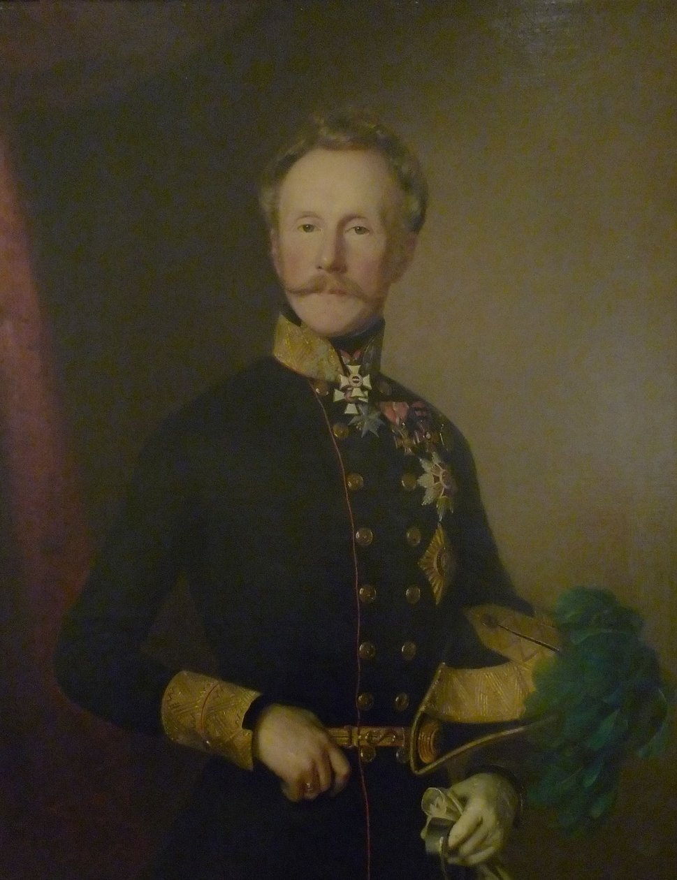 Heinrich Hermann Josef Freiherr von Heß (1788-1870), Austrian general av Anton Einsle