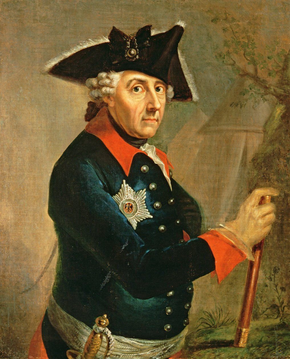 Fredrik II den store av Preussen, 1764 av Anton Graff