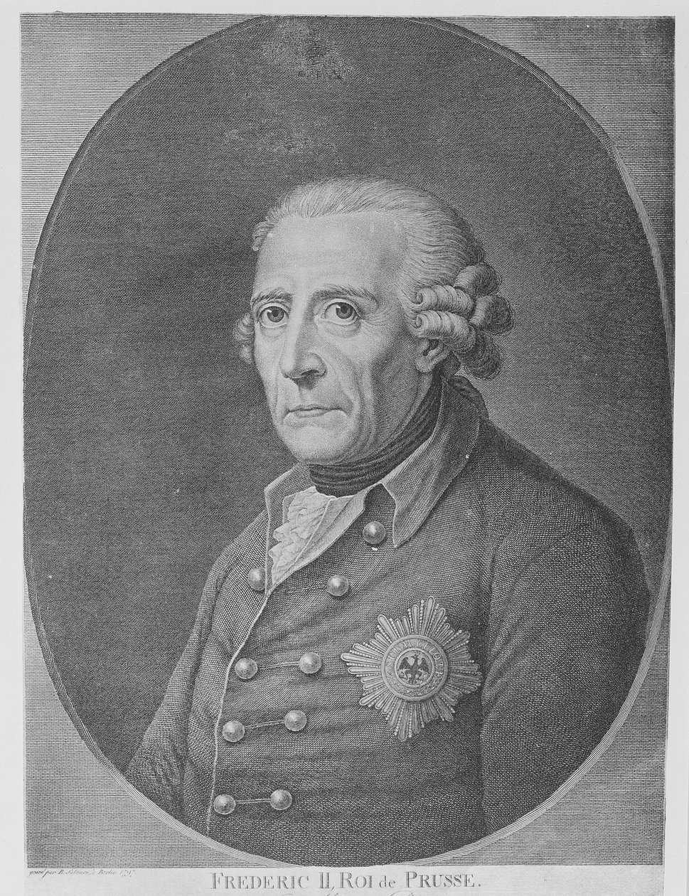 Friedrich II, kung av Preussen, 1797 av Anton Graff