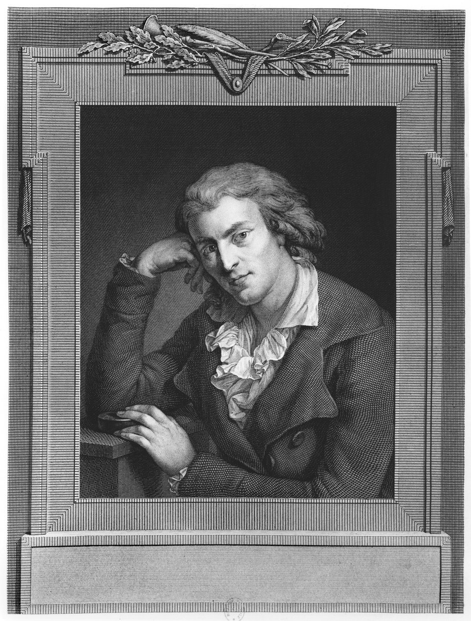 Friedrich Schiller (1759-1805) 1796 av Anton Graff