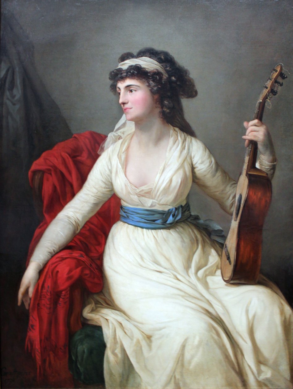 Johanna Margarete Christine grevinnan von Brühl av Anton Graff