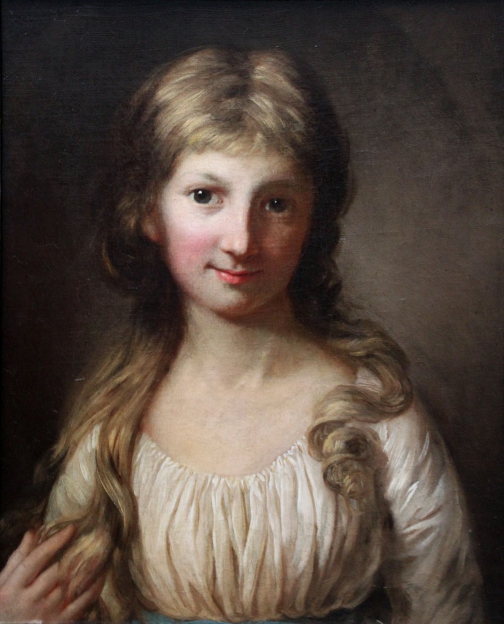 Wilhelmine Henry, känd som Minette av Anton Graff