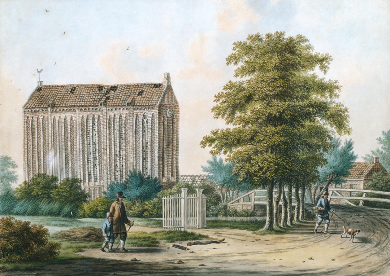 Kerk te Scharmer, zuidzijde av Anton Koster