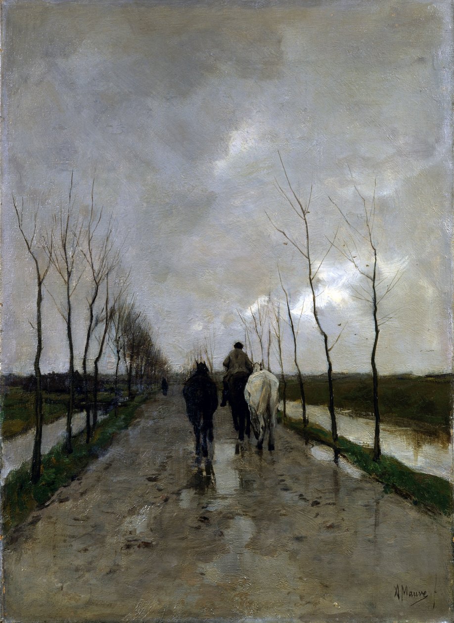 En holländsk väg av Anton Mauve