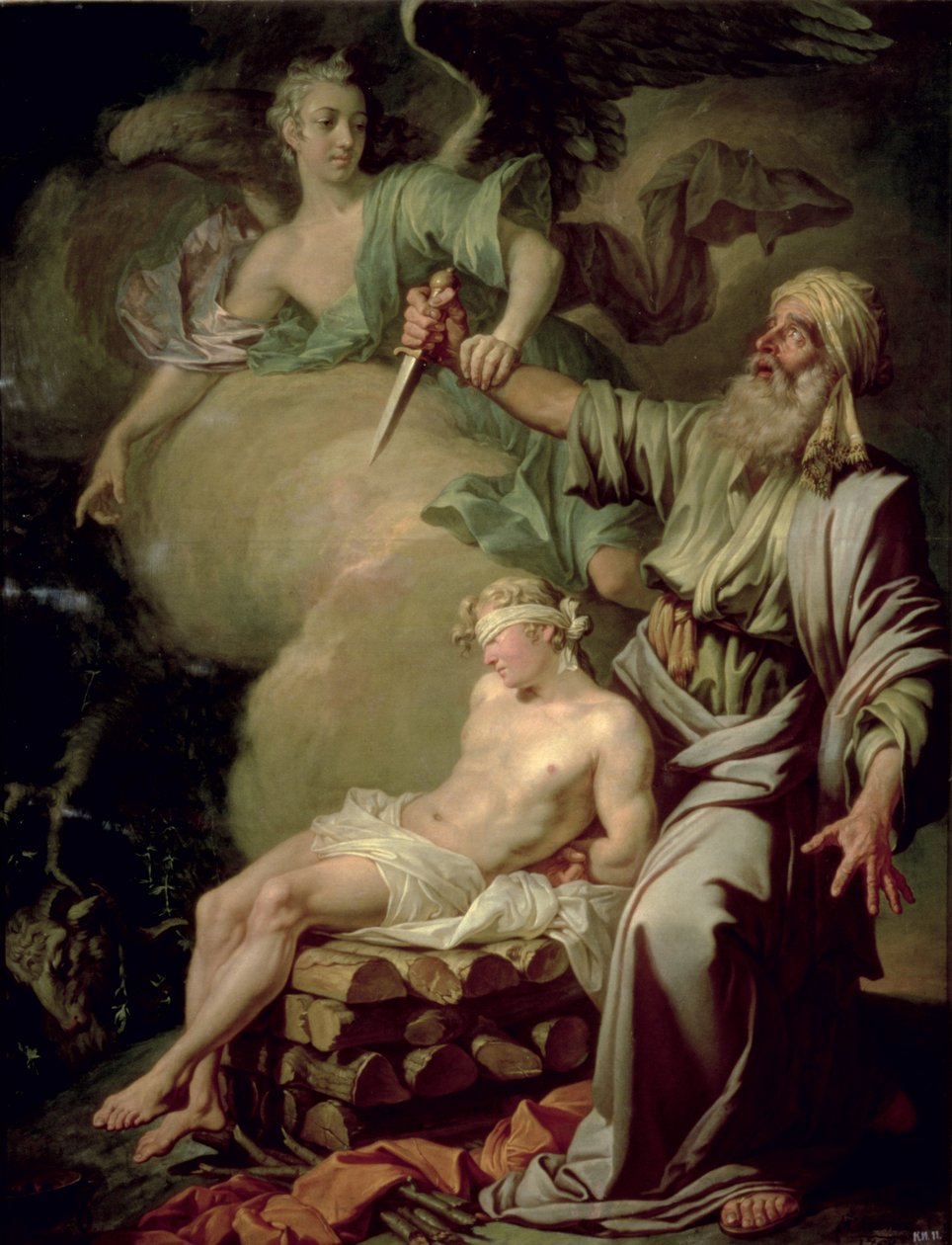 Isaks offer, 1765 av Anton Pavlovich Losenko
