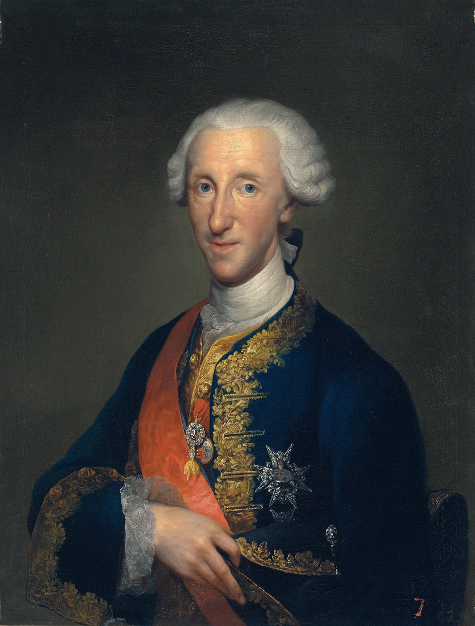 Porträtt av Don Luis de Borbón, Spaniens spädbarn, 1769 av Anton Raphael Mengs