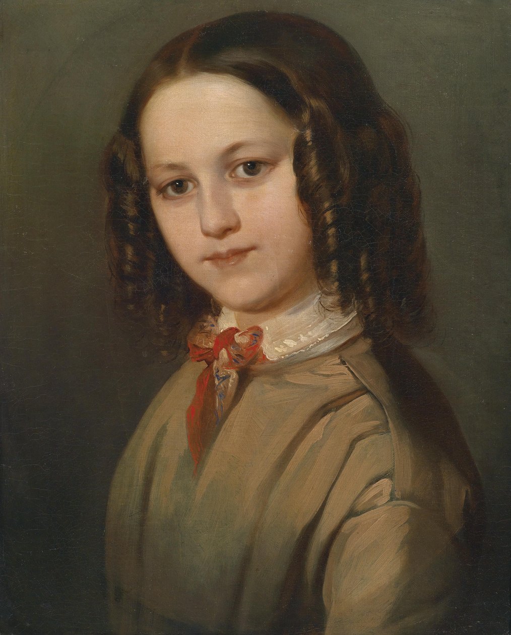 Portrait of Melanie Deinhardstein av Anton Romako