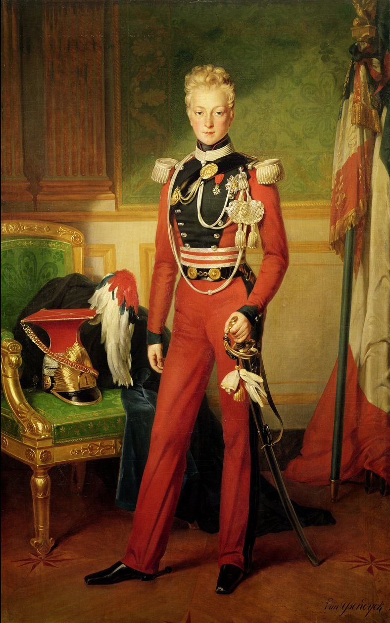 Louis-Charles-Philippe av Orleans (1814-96) hertig av Nemours, 1833 av Anton van Ysendyck