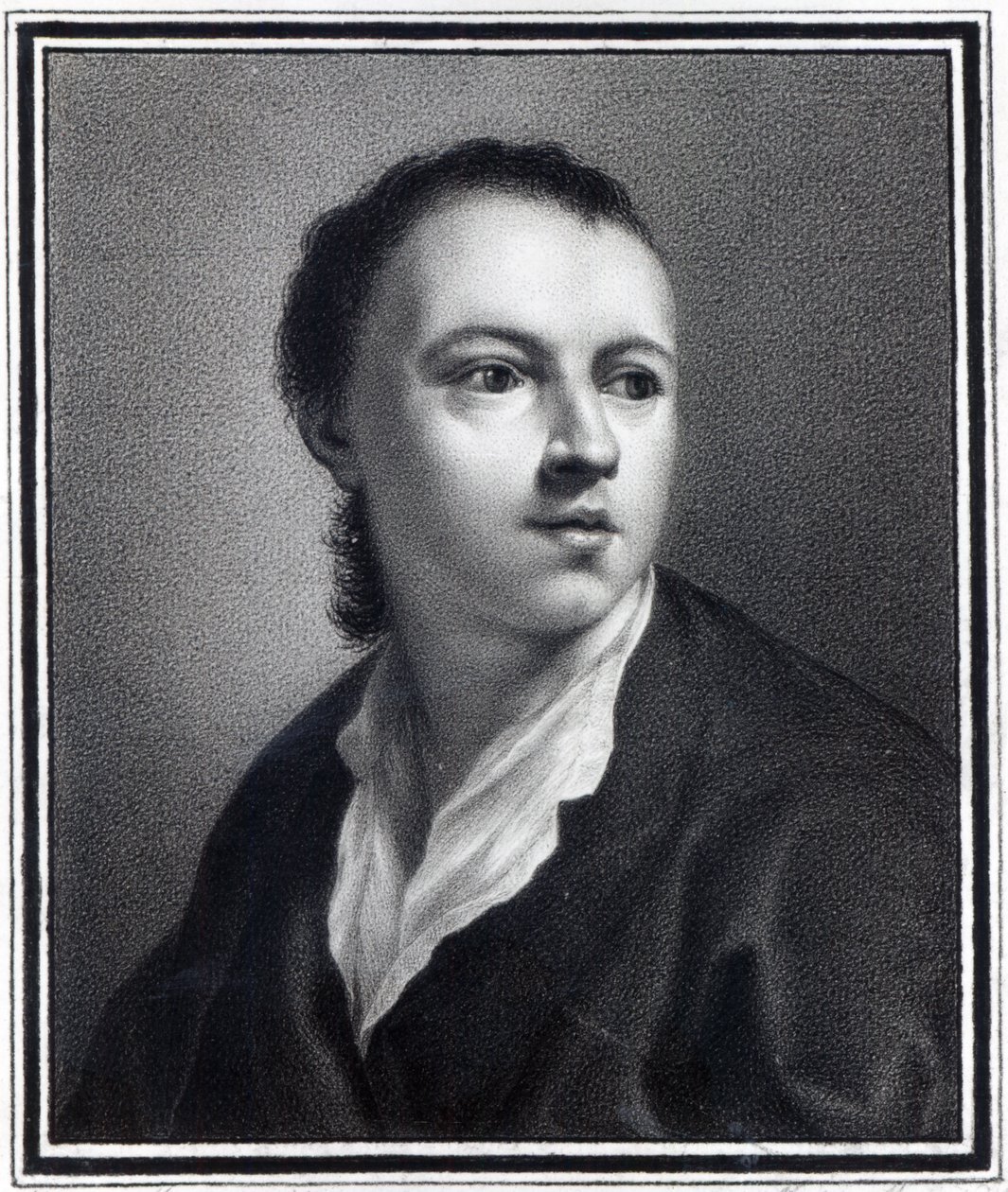 Anton Raphael Mengs, graveret af Nicolaus Mosman swed av Anton von Maron