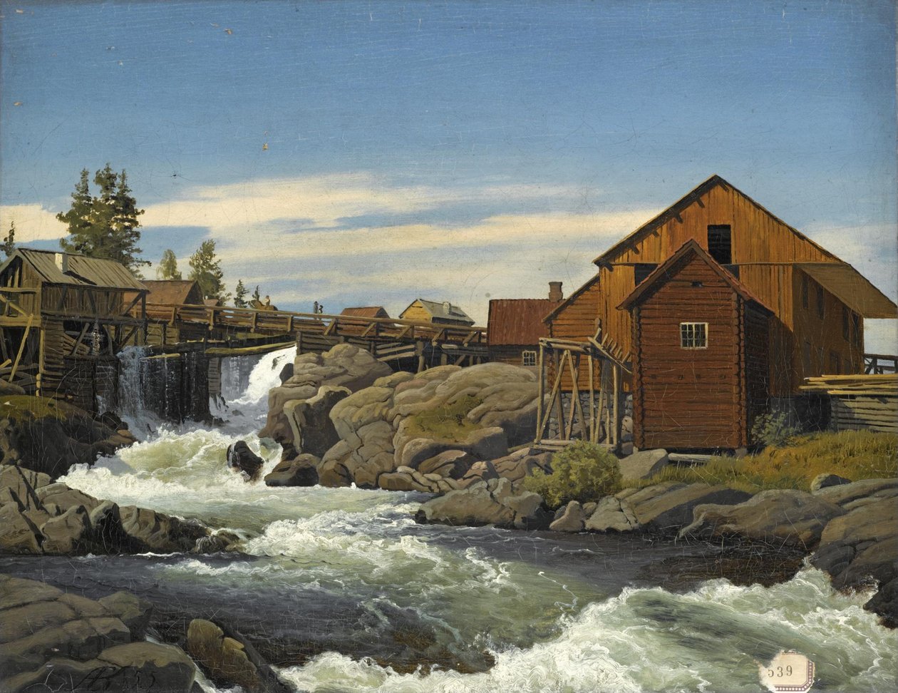 Från Hønefoss av Anton Eduard Kieldrup