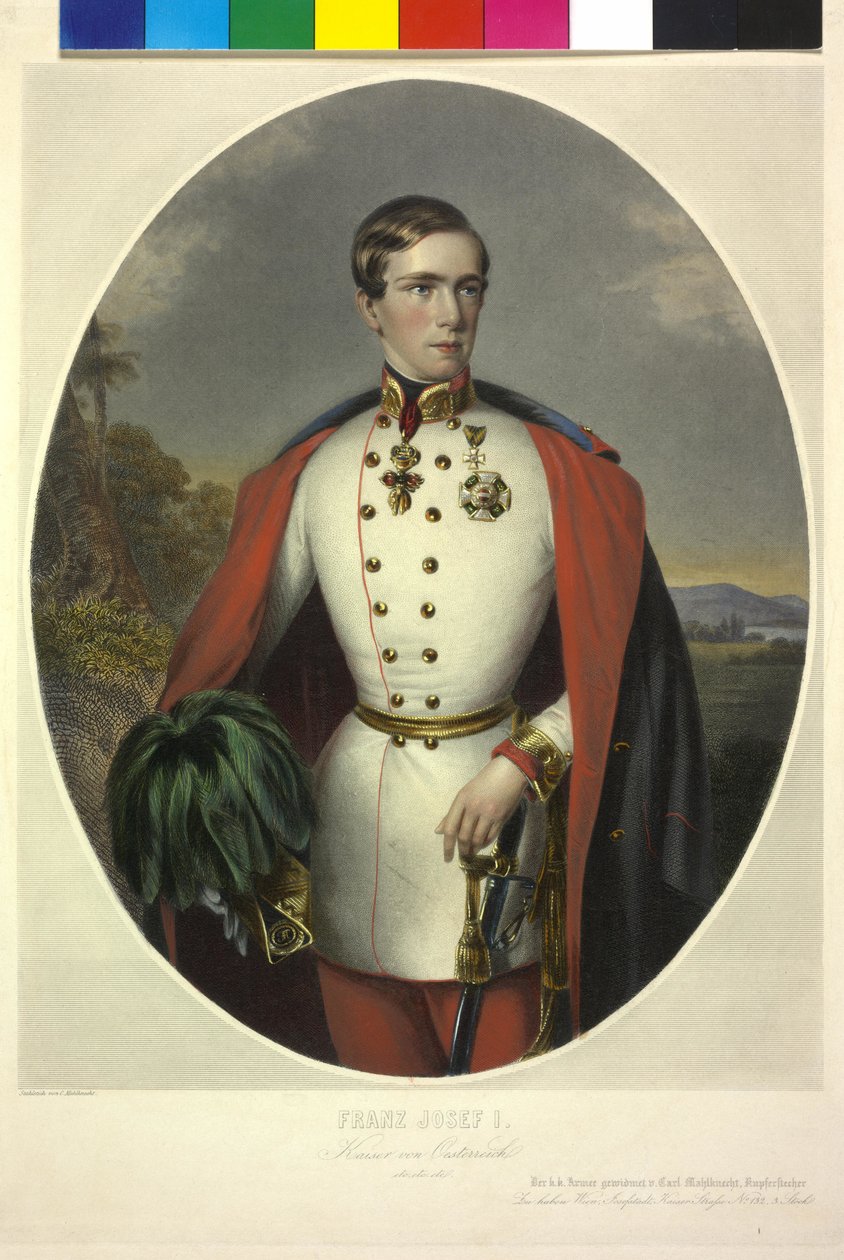 Kejsare av Österrike Franz Joseph I av Anton Einsle