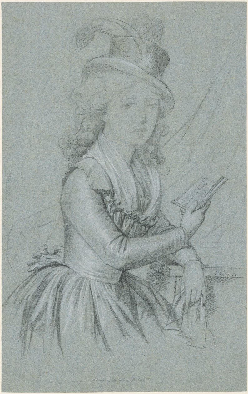 Porträtt av skådespelerskan Marie Magdalene Charlotte Ackermann (1757–1775) av Anton Graff